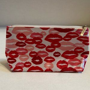 Clinique Pink Lip Patterned Cosmetic Bag
